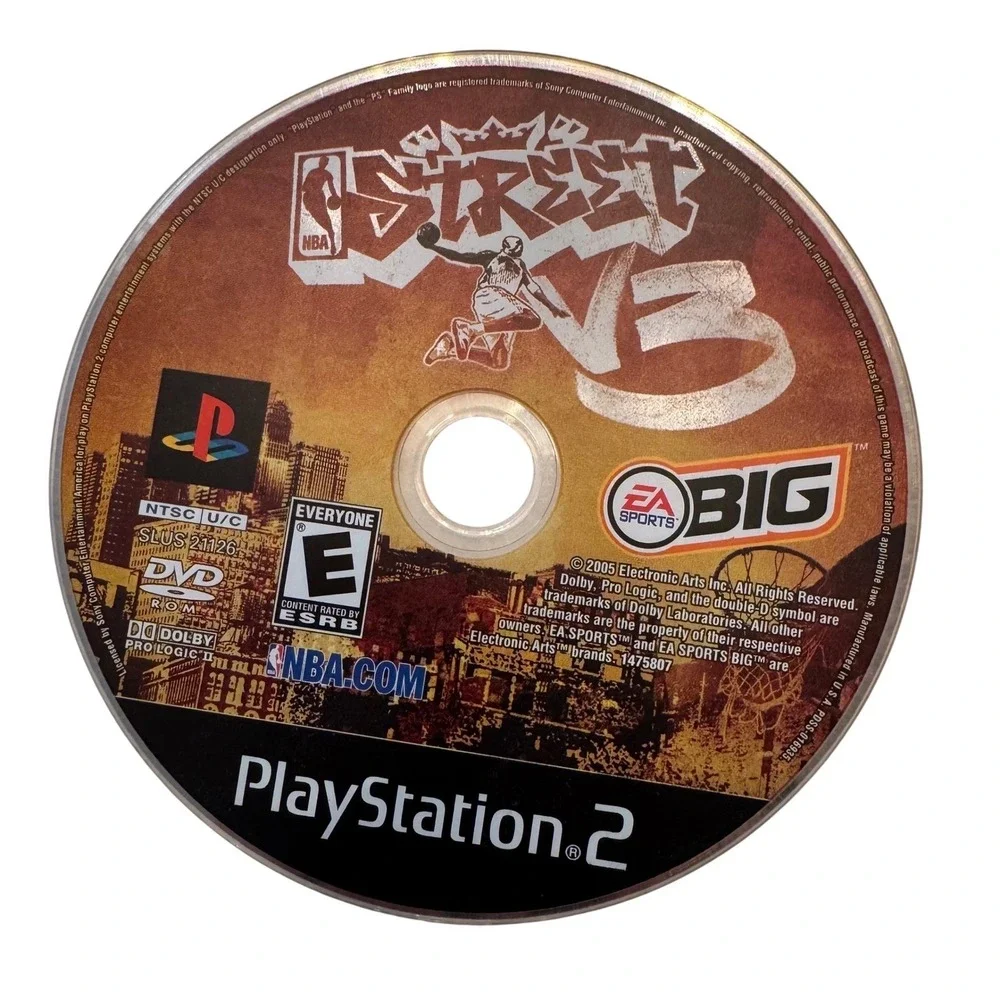 NBA Street Vol 3 PS2 Black Label CIB Complete Clean Disc NTSC EA Sports Untested